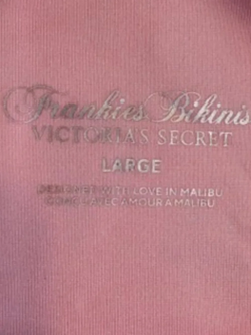 FRANKIES Bikinis x Victorias Secret PINK Paisley Cami Swim Top Large